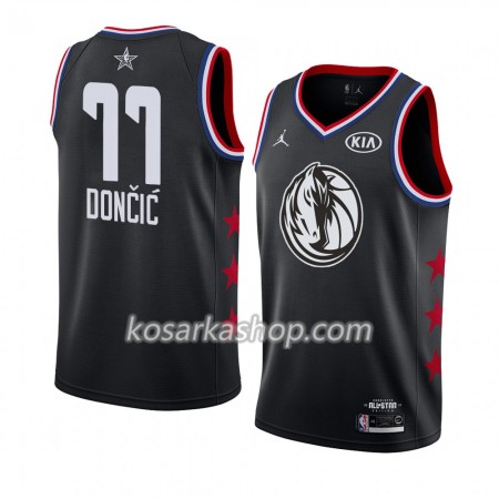Dres Dallas Mavericks Luka Doncic 77 2019 All-Star Jordan Brand Crna Swingman